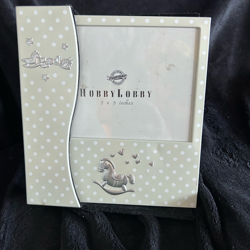 Hobby Lobby Baby Polka Dot Picture Frame